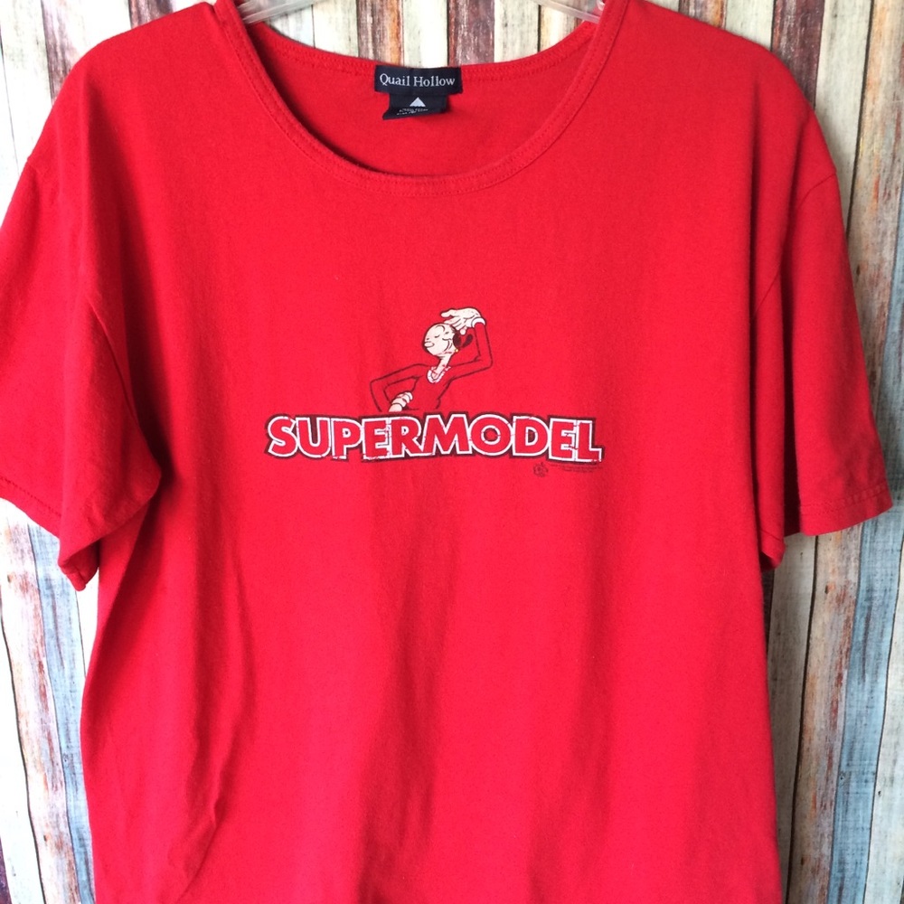 Olive oil supermodel tee